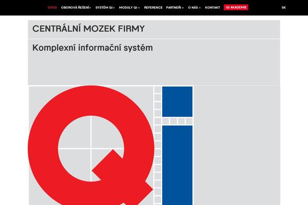 Qi theme site design template sample