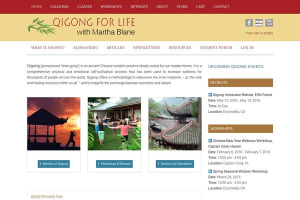 Site using Eventer plugin