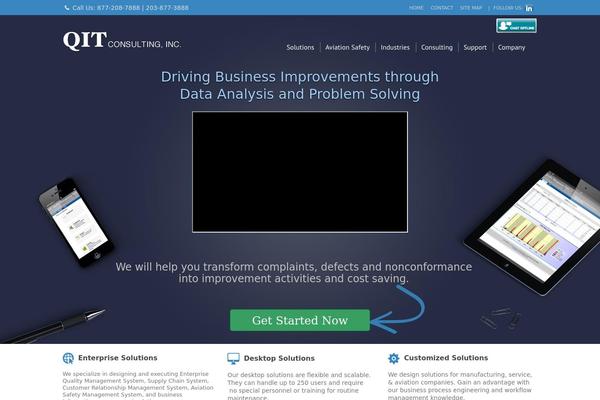 Quark theme site design template sample
