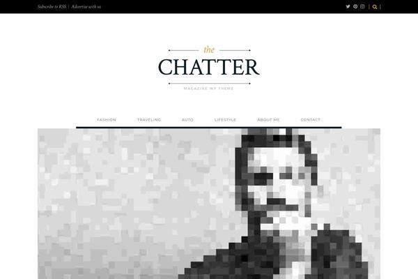 The-core-child theme site design template sample