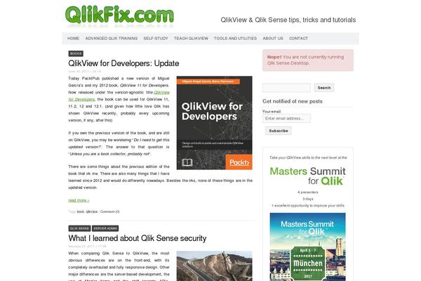 qlikfix.com site used Codium Extend
