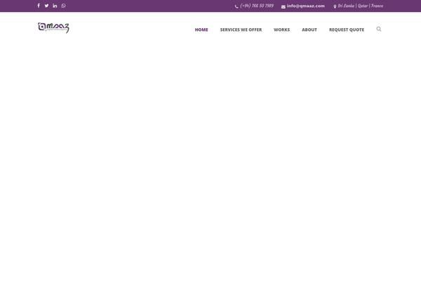 Blake theme site design template sample