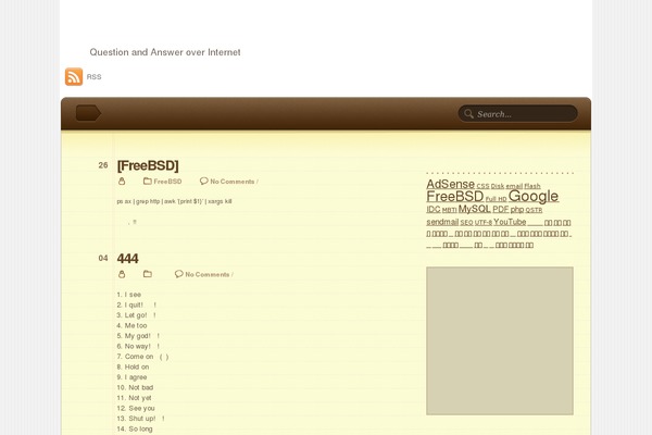 WordPress website example screenshot