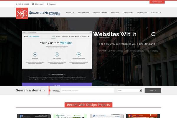 Megahost theme site design template sample