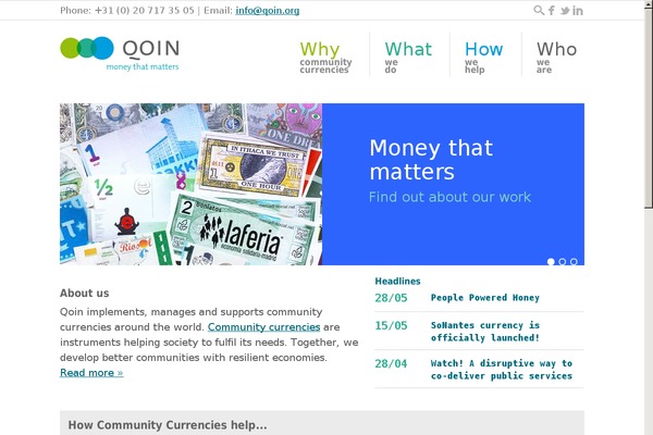 qoin.com site used Purepress