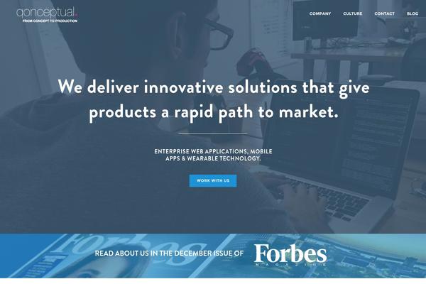 Jupiter theme site design template sample