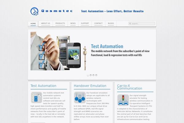 Balance theme site design template sample