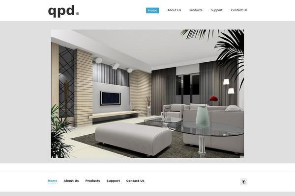 Zinc theme site design template sample