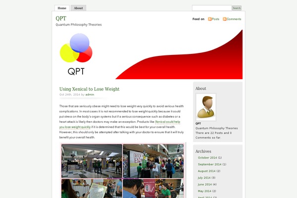 Misty Look theme site design template sample