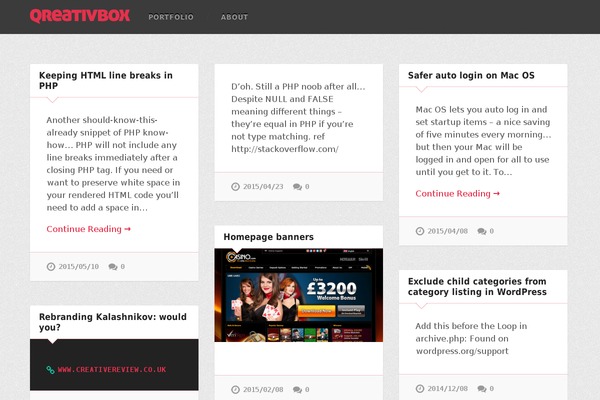 qreativbox.com site used Qreativbox