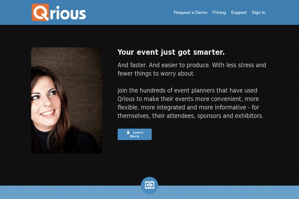 qriousapp.com site used Eventherov3
