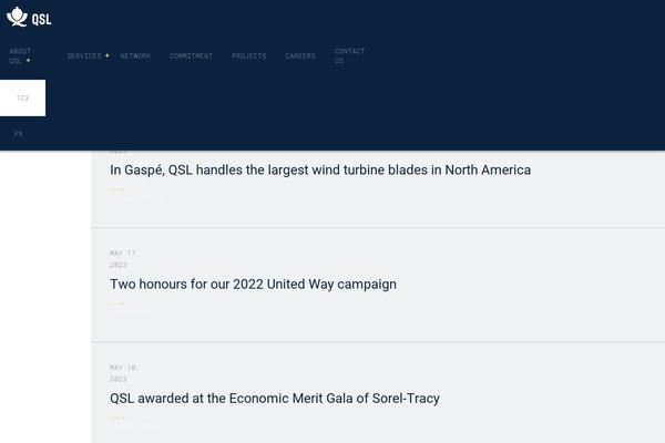 Site using Custom Scrollbar plugin