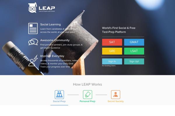 Leap theme websites examples
