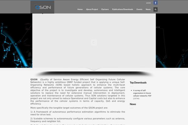 Site using CuteSlider plugin