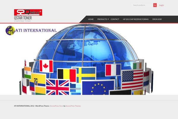 AccessPress Store theme site design template sample