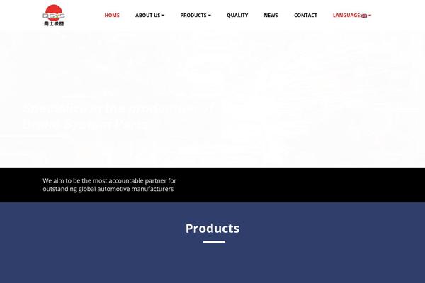 Porto Child theme site design template sample