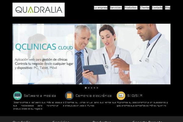 Quark theme site design template sample