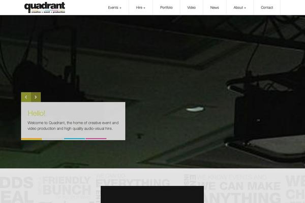 quadrantevents.com site used Quadrantevents