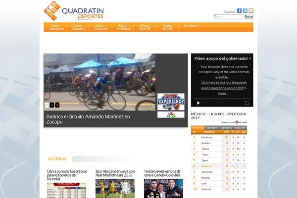 deportes WordPress theme, websites list used deportes theme deportes theme websites examples