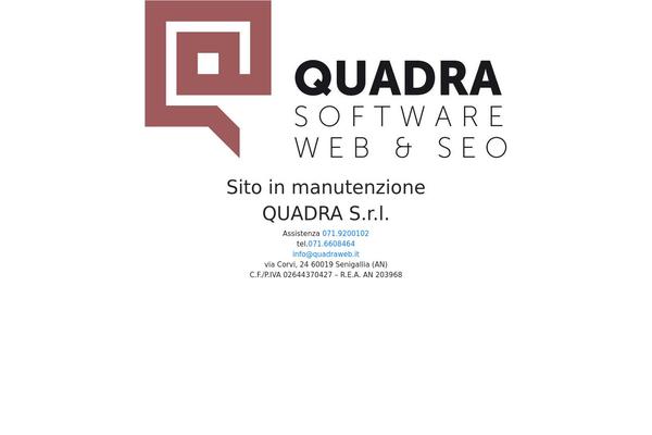quadraweb.it site used Wpbstarter