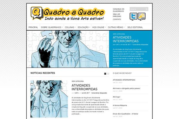 ChromeBlog theme site design template sample