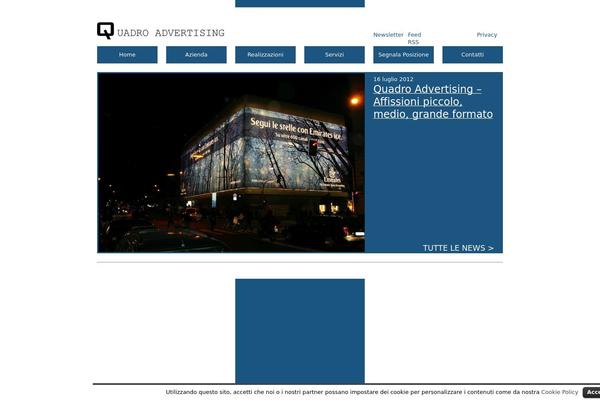 Quadro theme site design template sample