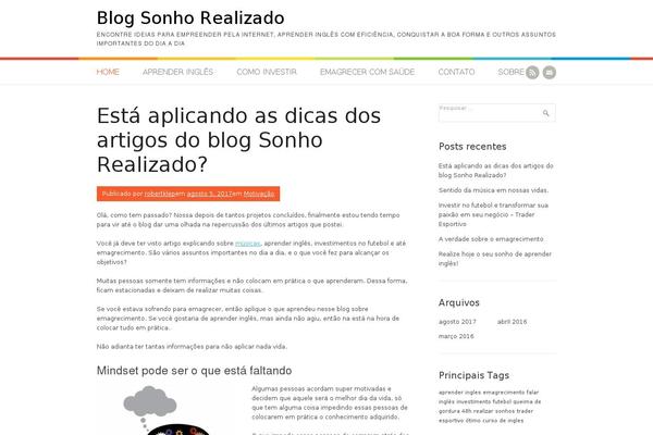 Patus theme site design template sample