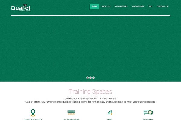 Education theme site design template sample