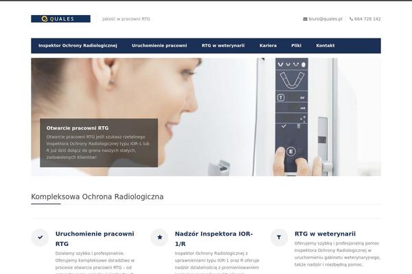 Centum theme site design template sample