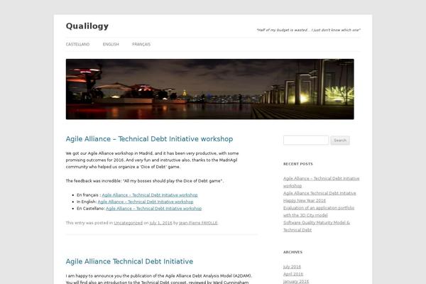 Twentytwelve-child theme site design template sample