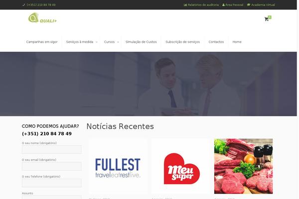 Site using The Social Links plugin