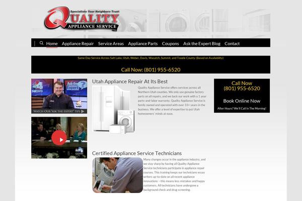 Salient theme site design template sample