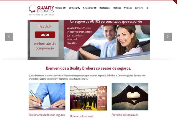 qualitybrokers.es site used Quality