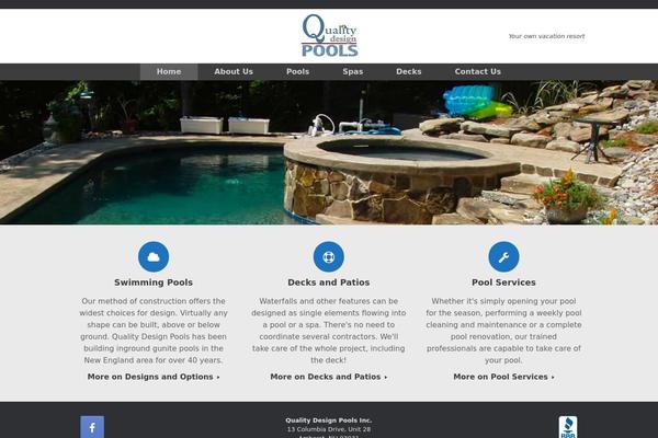Vantage theme site design template sample