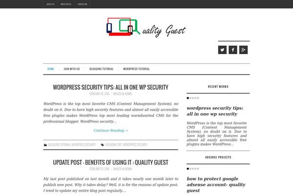 Uniq theme site design template sample