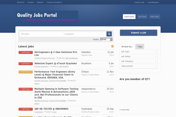 Jobroller theme site design template sample