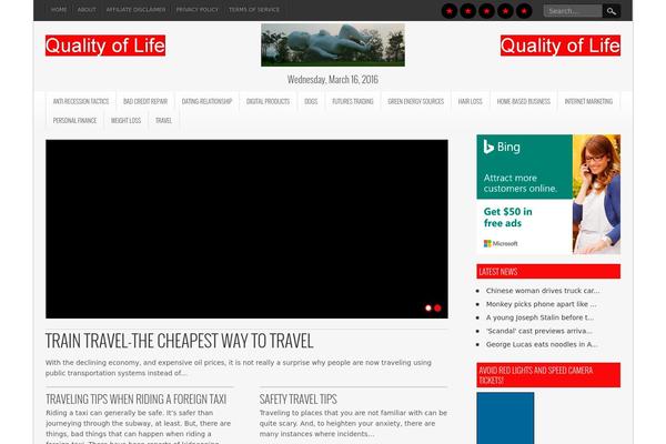 NewsPress Lite theme site design template sample