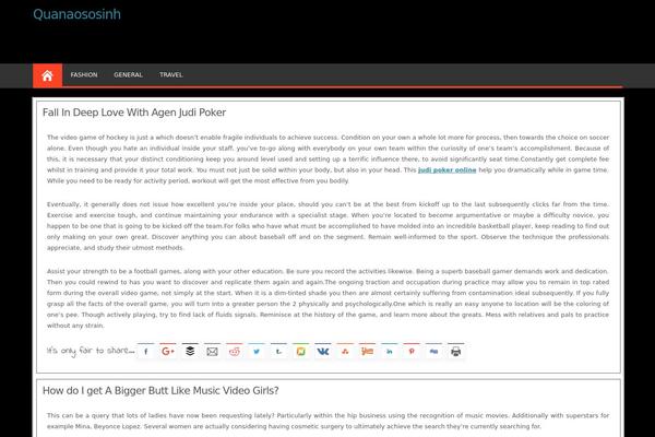 Magazine Style theme site design template sample