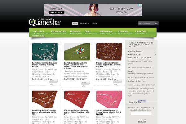 eStore theme site design template sample