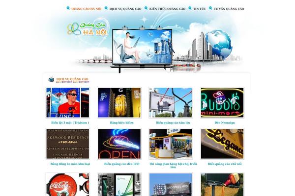 Webhosting theme site design template sample