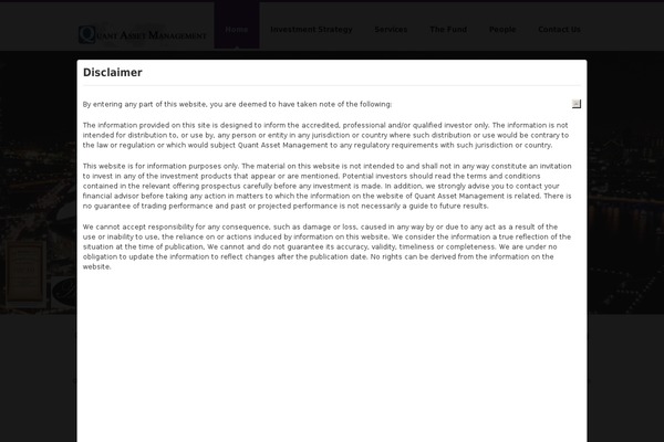 Site using Accept Disclaimer Overlayer plugin