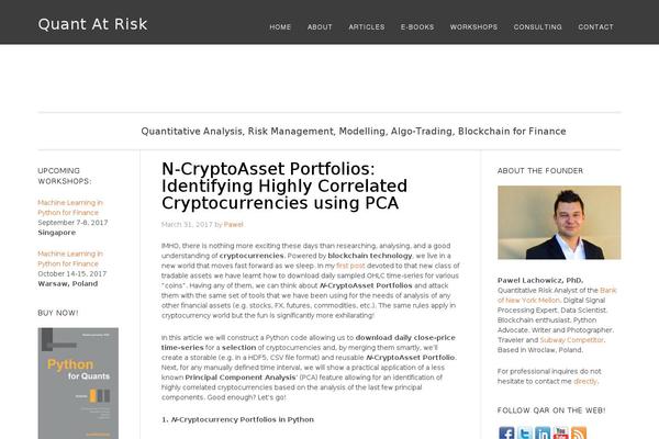 quantatrisk.com site used Once