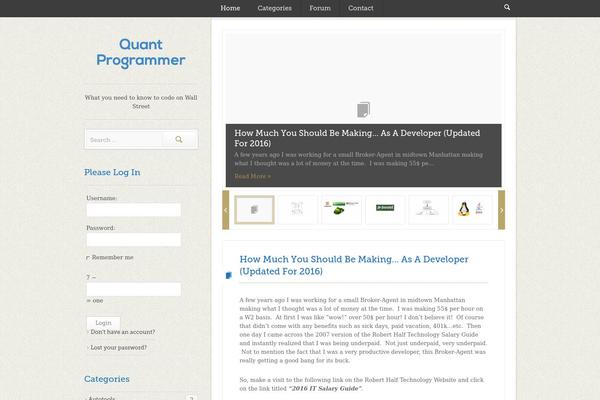 Charisma theme site design template sample