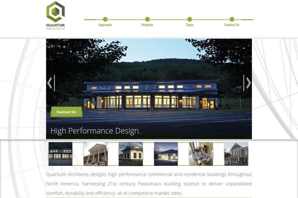 Quantum theme site design template sample