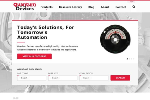 Quantum theme site design template sample