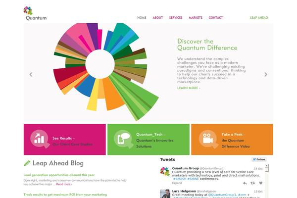 quantumgroup.com site used Wpboostrap