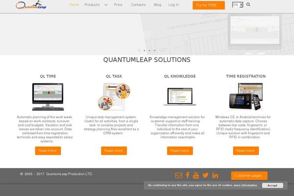 Site using Gantry 5 Framework plugin