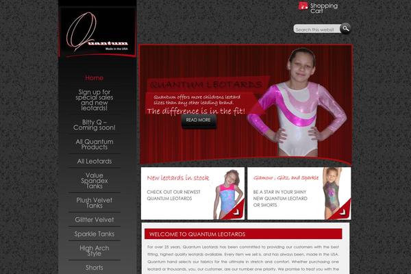 Quantum theme site design template sample