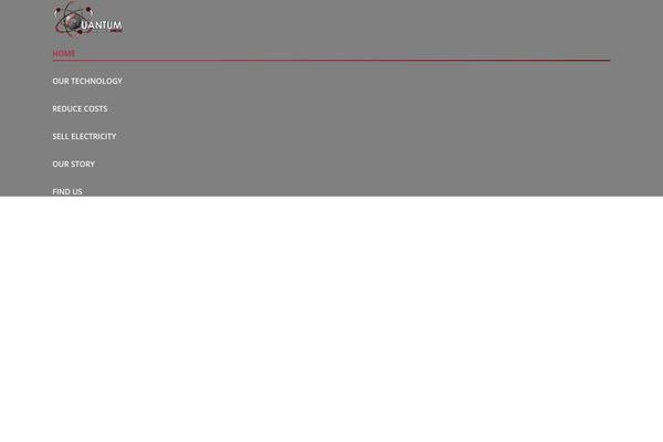 Quantum theme site design template sample
