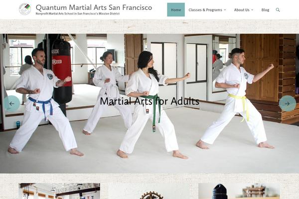 Radiate theme site design template sample